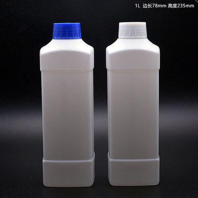 郑州1000ml 方形塑料瓶 化工瓶 1L液体瓶 房子形状 洗衣液瓶